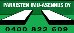 Paraisten Imu-Asennus Oy logo